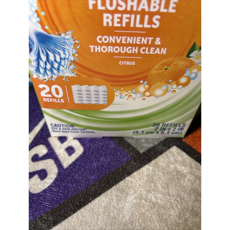 Scrubbing Bubbles Toilet Cleaning Fresh Brush Flushable Refills 40 Count