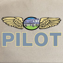 CafePress RV Pilot Cap Unique Adjustable Baseball Hat