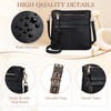 RAVUO Crossbody Bags for Women, Designer Soft Faux Leather Shoulder