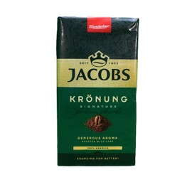 Jacobs Kronung Ground Coffee 500 Gram, 1.76 Ounce (Pack of 6)