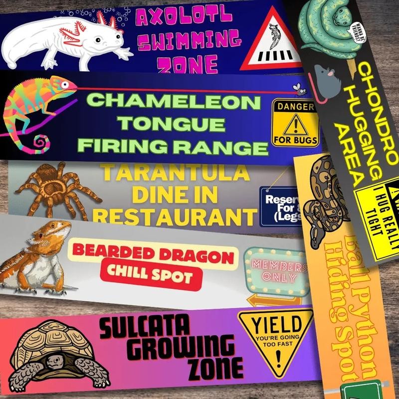 Reptile Tank Taggers - Options: Crested Gecko