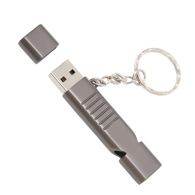 Whistle USB Flash Drives Aluminum Alloy Outdoor Waterproof USB Flash