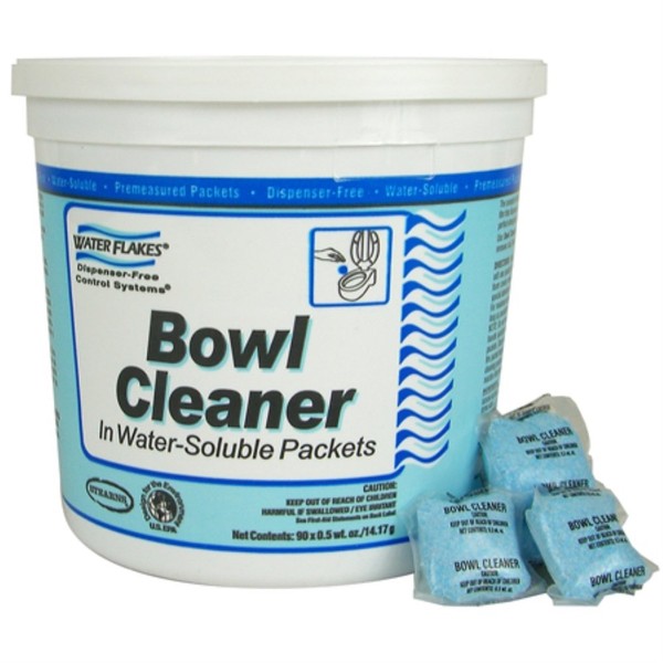 Stearns Water Flakes Bowl Cleaner in Premeasured Packets (2 Pails per Case; 90-0.5 oz. Packets per Pail)