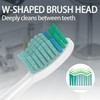 Replacement Heads Compatible with TAO Clean Electric Toothbrush, Green
