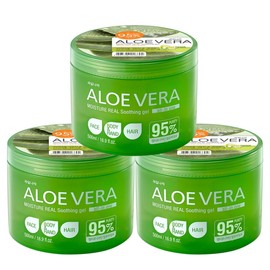 Aloe Vera Soothing Gel 500ml x 3 / 알로에베라 수딩젤 500ml x 3개