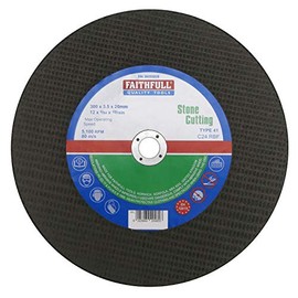 Faithfull FAI3003520S Stone Cutting Disc 300mm x 3.5 x 20