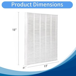 C545 True HEPA Replacement Filter S Compatible with Winix C545 Air Purifier, Replaces Part # 1712-0096-00 and 2522-0058-00, Include 1 H13 True HEPA Filter + 4 Activated Carbon Pre-Filters