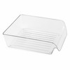 Clear Refrigerator Storage Bin for Bottles & Cans – Space-Saving