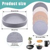 5 Pcs 10 Inch Trivets for Hot Dishes, Pots and