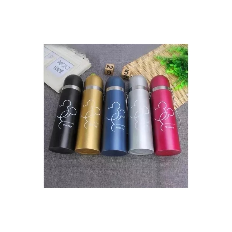 LUC Termo De Acero Inoxidable Diseño Mickey 500 Mililitros