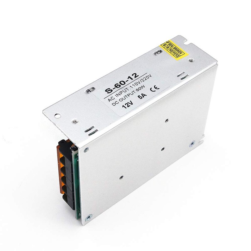DollaTek 110V 230V AC To DC 12V 60W 5A Universal