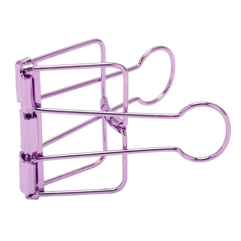 30Pcs Wire Binder Clips 2in Wide Hollow Out Strong Metal