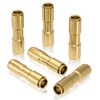 CheeMuii 6 PCS 1/4 Brass DOT Air Line Fitting Straight