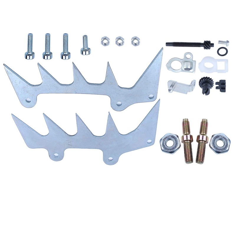 Mtanlo 2Pcs Chain Adjuster Tensioner Bumper Spike Bar Kit For
