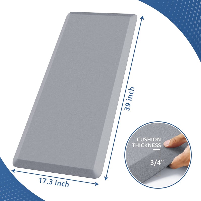 KitchenClouds KitchenClouds Kitchen Mat Cushioned Anti Fatigue Kitchen Rug Non