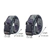 AMNGYOOK 2PCS Tactical Belts, Canvas Quick Release Tactical Belt Wide