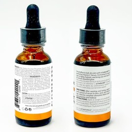 ArtNaturals - Suero de vitamina C antienvejecimiento (1 onza líquida), con ácido hialurónico y vitamina E, repara arrugas ojeras, manchas de la edad y daño solar - 20% de vitamina C mejorada