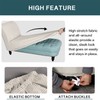 FantasDecor Chaise Lounge Cover Stretch Armless Chair Slipcover for Living