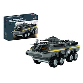 Armored Tank Vehicle Building Block Set - 384 Pieces - Army