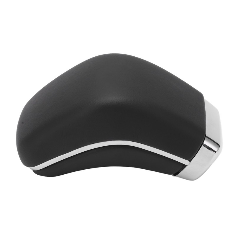 Car Automatic Gear Shift Knob Matt Black Artificial Leather Glossy