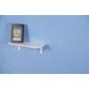 KGYY PS-1230WW KGY Gypsum Board Shelf Set, Plaster Shelf, White