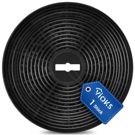 VIOKS Activated Carbon Filter Cooker Hood 170 mm Diameter Replacement for Oranier Activated Carbon Filter KSC 700 - Carbon Filter for Gorenje DKF2500, DKO500M / MAN Leo, Mini, Jupiter