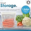 Reusable Silicone Sous Vide Bag - 1 Gallon, 135oz. XXL
