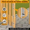 24" Cane Bolt Drop Rod for Gate, Heavy Duty Gate