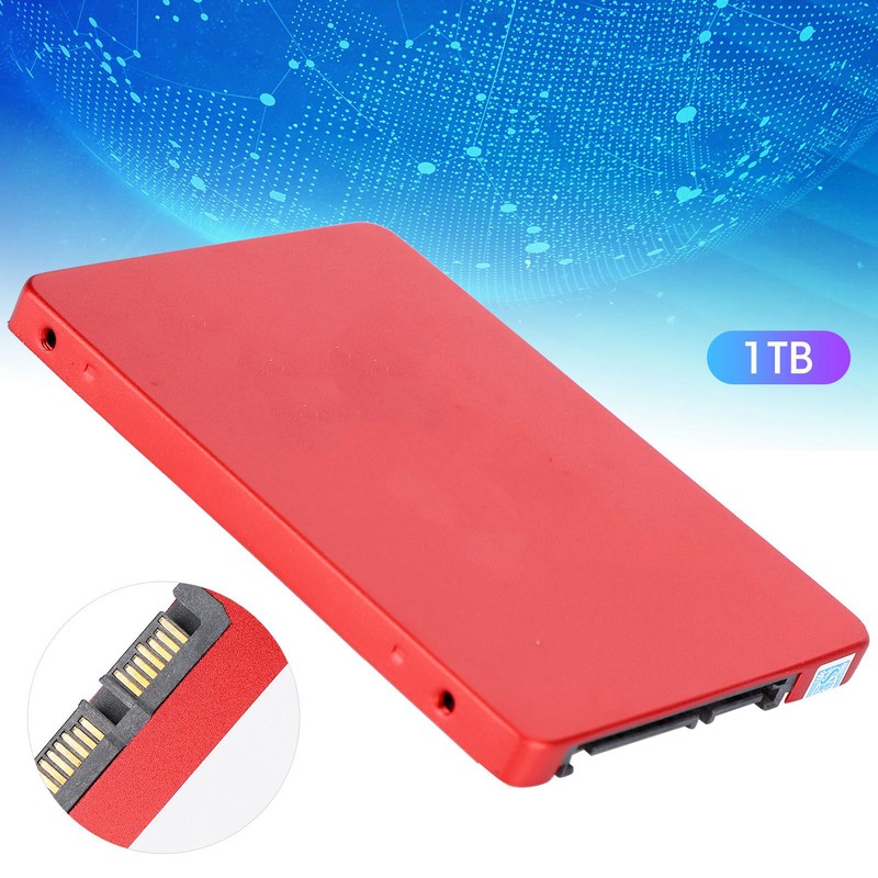 Solid State Hard Disk Red for Laptop Desktop Built in