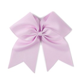 AMYDECOR 7 Inch Jumbo Solid Color Bows with Alligator Hair Clips For Girls and Women (Purple)