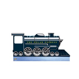Advanced Graphics Polar Express Train Stand-in Life Size Cardboard Cutout Standup - The Polar Express (2004 Film)