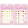 Tomini Kids Nail Sticker 2-piece set, T009 + T010, 1 piece / 투미니 키즈 네일 스티커 2종 세트, T009 + T010, 1개