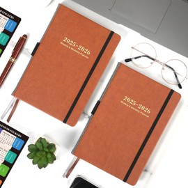 2025-2026 Planner - Planner 2025-2026 Weekly and Monthly with Stickers, JUL. 2025 - JUN. 2026, 5.75" X 8.25", 2025-2026 Calendar Planner Premium Paper, Pen Holder, Inner Pocket and 44 Notes Pages