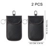 2 Piece Car Key Protective Cover, Car Key Protection, Carbon