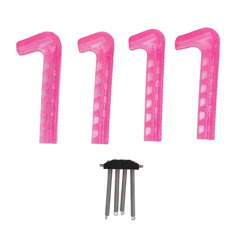 4pcs Ice Skate Guards Antiskid Soft Plastic Adjustable Hockey Skate