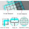 Quilting Rulers(2.5"X2.5", 5"X5", 8.5"X8.5", 10"X10",12"X12"),5 Square Ruler Quilting Templates,Quilting Ruler