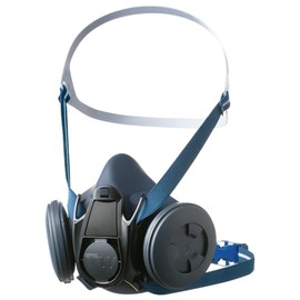Shigematsu TW02S Replaceable Dust Mask, Small Direct Connection Mask, Medium Size (Absorption Can, Filter Sold Separately)