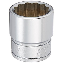 Kyoto Machine Tools (KTC) Socket Wrench, 12 Angle, B3-17W, Opposite Side Dimensions: 0.7 x 0.37 inches (17.0 x 9.5 mm)
