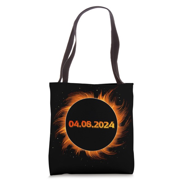 Solar Eclipse 2024 Total Sun Eclipse Tote Bag