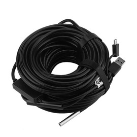 20-Meter USB Endoscope, 5.5mm Borescope with 720P IP67 Waterproof Camera for Pipe Car Inspection for Android, MacBook & Windows PC 7m
