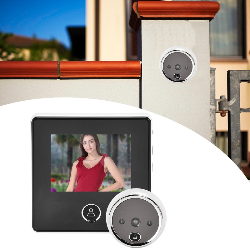 2.8in 0.3MP Digital Door Peephole Viewer Doorbell Camera 90° Wide