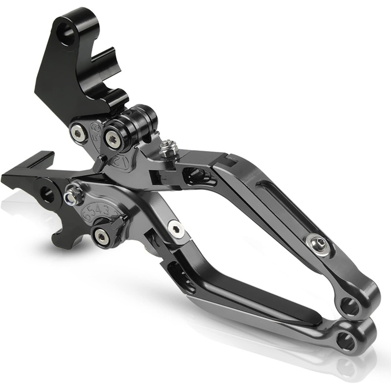 LANQIAN Brake & Clutch Levers Set Foldable Extendable CNC Compatible