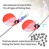 200pcs Quick Change Spinner Clevis Easy Spin Fishing Clevis Plastic