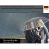Sternenfunke Umbrella Foldable Transparent Pocket Umbrella, transparent-white