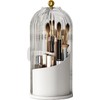 360° Rotating Makeup Brush Holder with Lid - Dustproof &