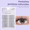 Pestañas Postizas Naturales Segmentación Extensiones Lashes