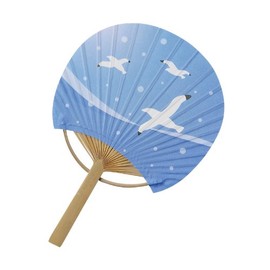 MIE 団扇 [Unisex] Bradshaw's More Postcards utiwa Seagulls