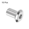 sourcing map M8x12mm Hex Socket Head Insert Nut Screw Post