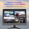 Hikity 10 Inch Small Monitor Screen Video Displays Quad Split
