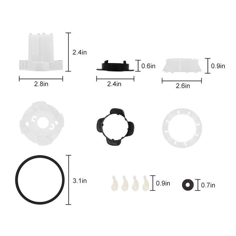 BUYGOO 285811 Agitator Repair Kit with 80040 Washer Agitator Dog